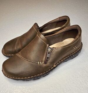 G. H. Bass Women's Shoes Brock Slip On Brown Size 6.5 M Leather Uppers NEW